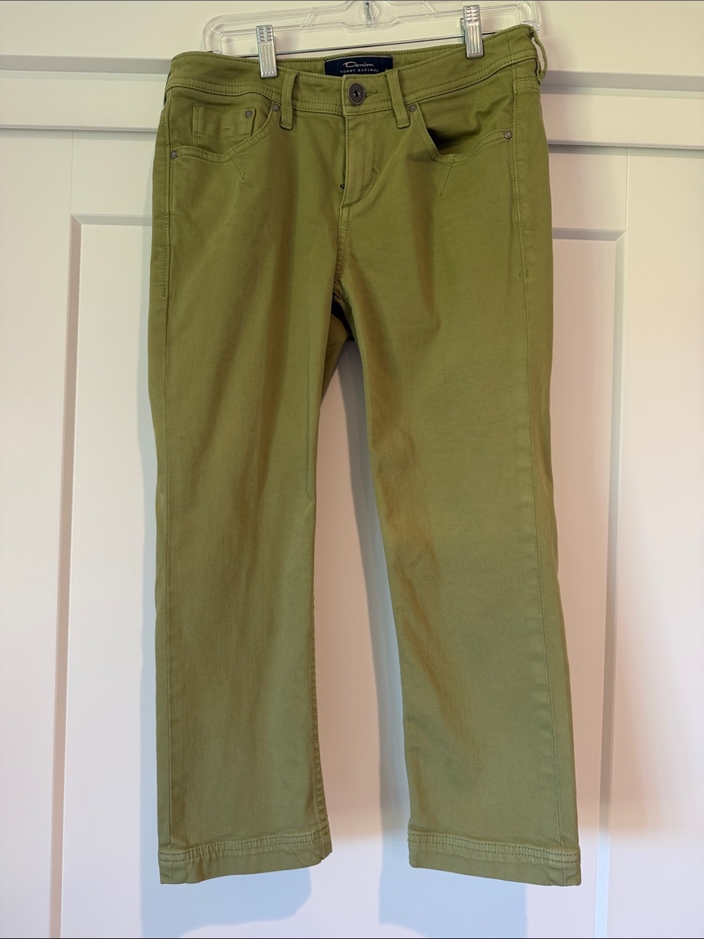 Tommy Bahama Olive Green Cropped Jeans